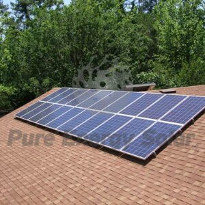 A solar array installation in Williston, Florida.