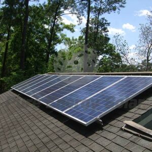 A solar array installation by PES off of the Suwannee River.